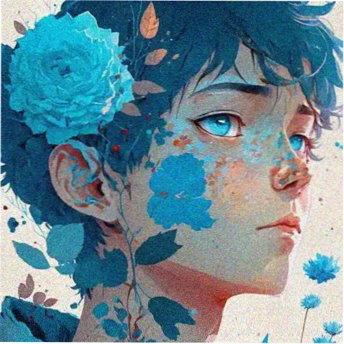 青灰头像